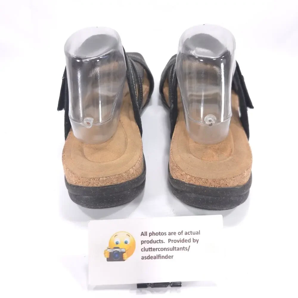 Clarks Collection Casual Slide Sandal Womens Size 12 28220 Black